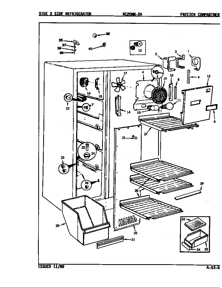 Freezer compartment