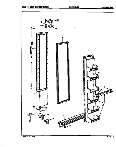Freezer doors