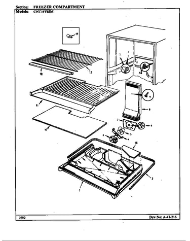 Freezer compartment
