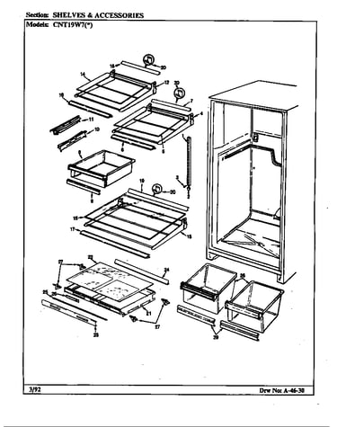 Shelves & accessories (cnt19w7/cc53a) (cnt19w7a/cc56a)