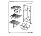 Crosley CNT19V6A/CC51A shelves & accessories diagram