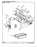 Optional ice maker kit