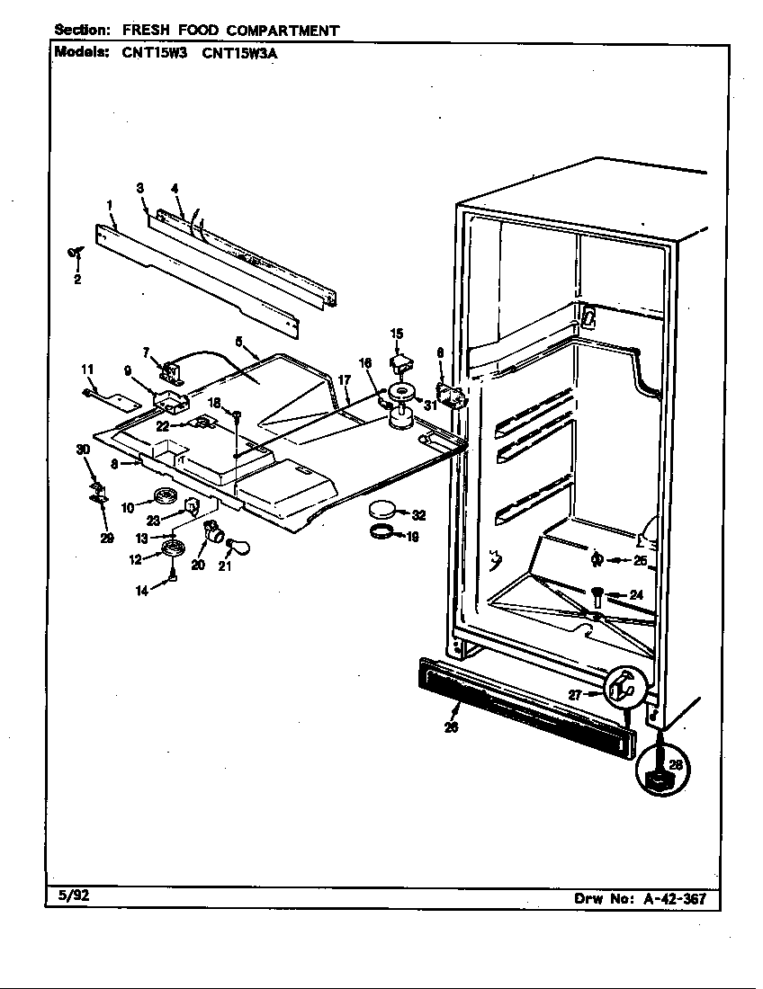 FRESH FOOD COMPARTMENT