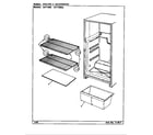 Crosley CNT15W3A/CC14A shelves & accessories diagram