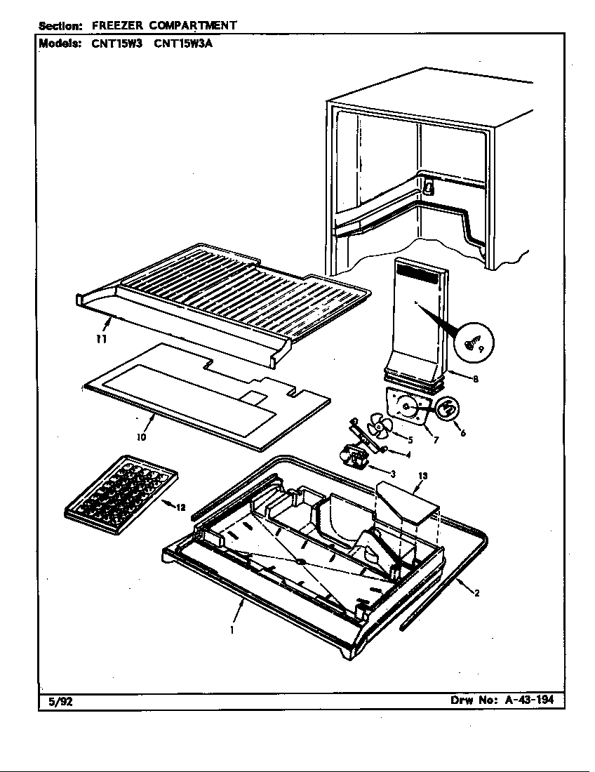 Freezer compartment