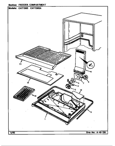 Freezer compartment