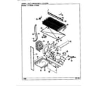 Crosley CT19X6A/DE67A unit compartment & system diagram