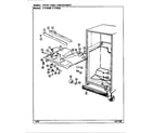 Crosley CT19X6W/DE66A fresh food compartment diagram
