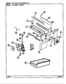 Optional ice maker kit