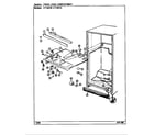 Crosley CT19X7A/DE65A fresh food compartment diagram