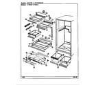 Crosley CT19X7W/DE64A shelves & accessories diagram