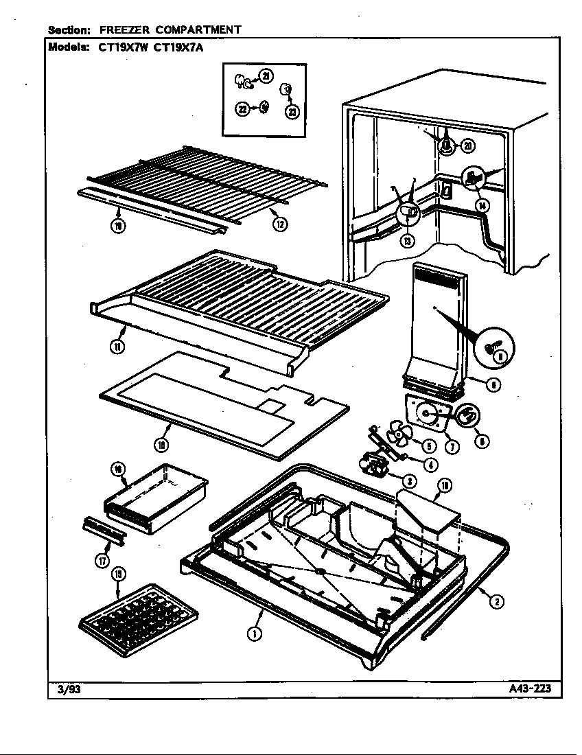 Freezer compartment