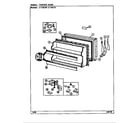 Crosley CT19X7A/DE65A freezer door diagram