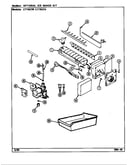 Optional ice maker kit