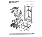 Crosley CT17X7W/DC37A shelves & accessories diagram