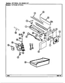 Optional ice maker kit