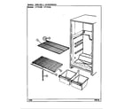 Crosley CT17X4A/DC34A shelves & accessories diagram
