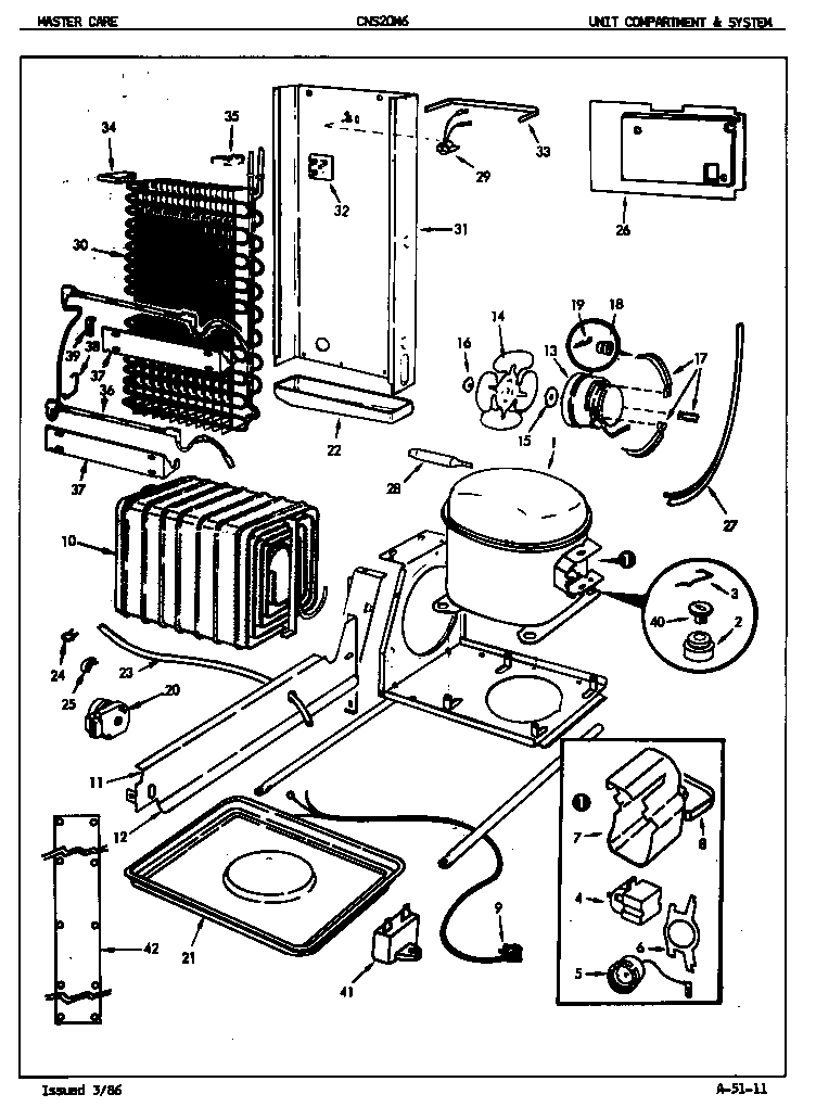 Unit compartment & system