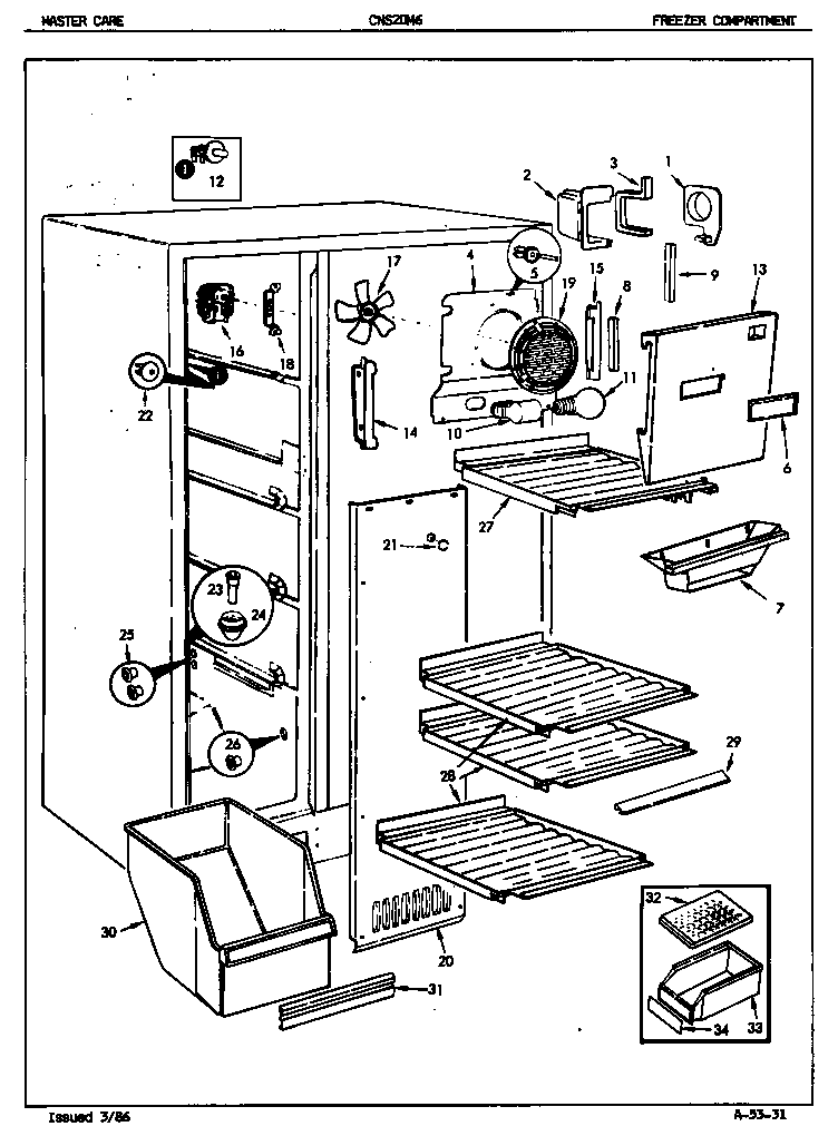 Freezer compartment