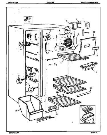 Freezer compartment