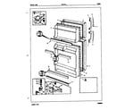 Crosley CNT15L4/5A48A freezer compartment diagram