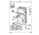 Crosley CNT15L6H/5A41A freezer compartment diagram