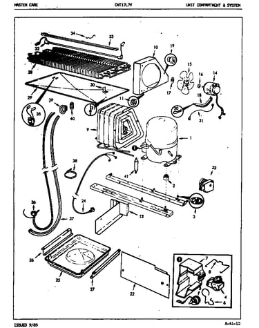 Unit compartment & system