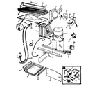 Crosley CNT17M5A/5D73B unit compartment & system diagram