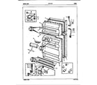 Crosley CNT17L5VA/5A43A doors diagram