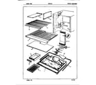 Crosley CNT21LEVA/5A46A freezer compartment diagram