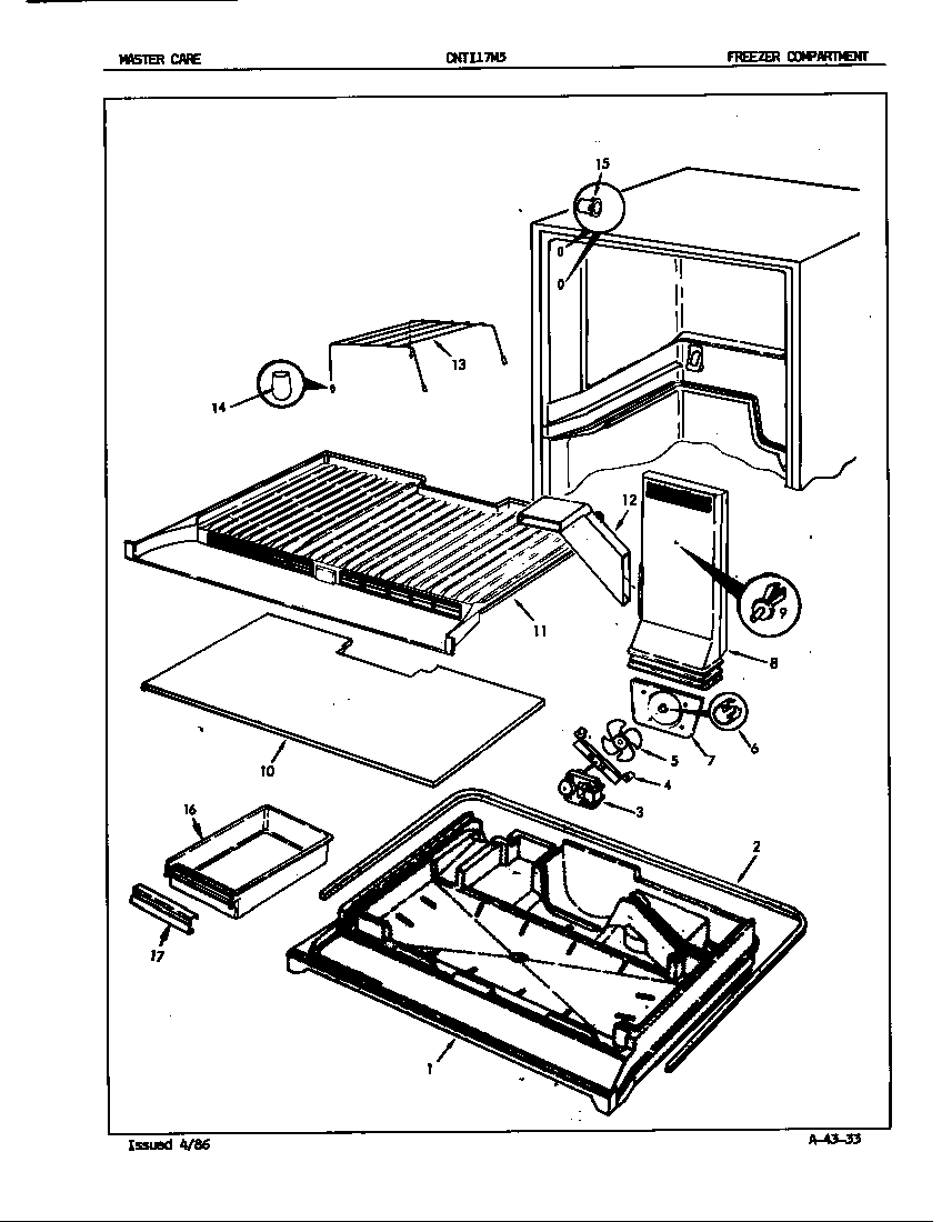 Freezer compartment