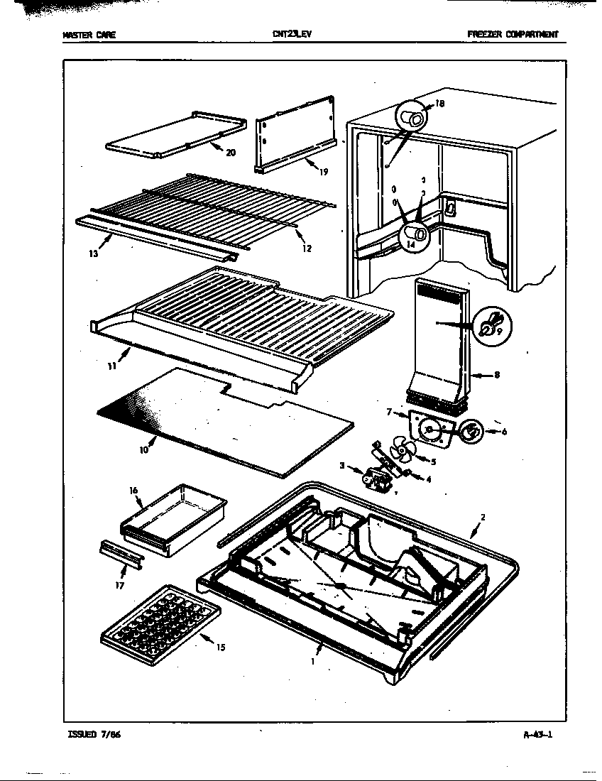 Freezer compartment