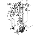 Maytag RCE224TDM freezer compartment diagram