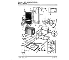 Crosley CNS22T6/8L06A unit compartment & system diagram