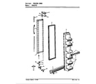Crosley CNS22T6H/8L06A freezer door diagram