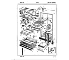 Crosley CNT19C8A/7A77A fresh food compartment diagram