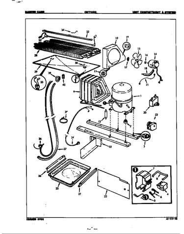 Unit compartment & system