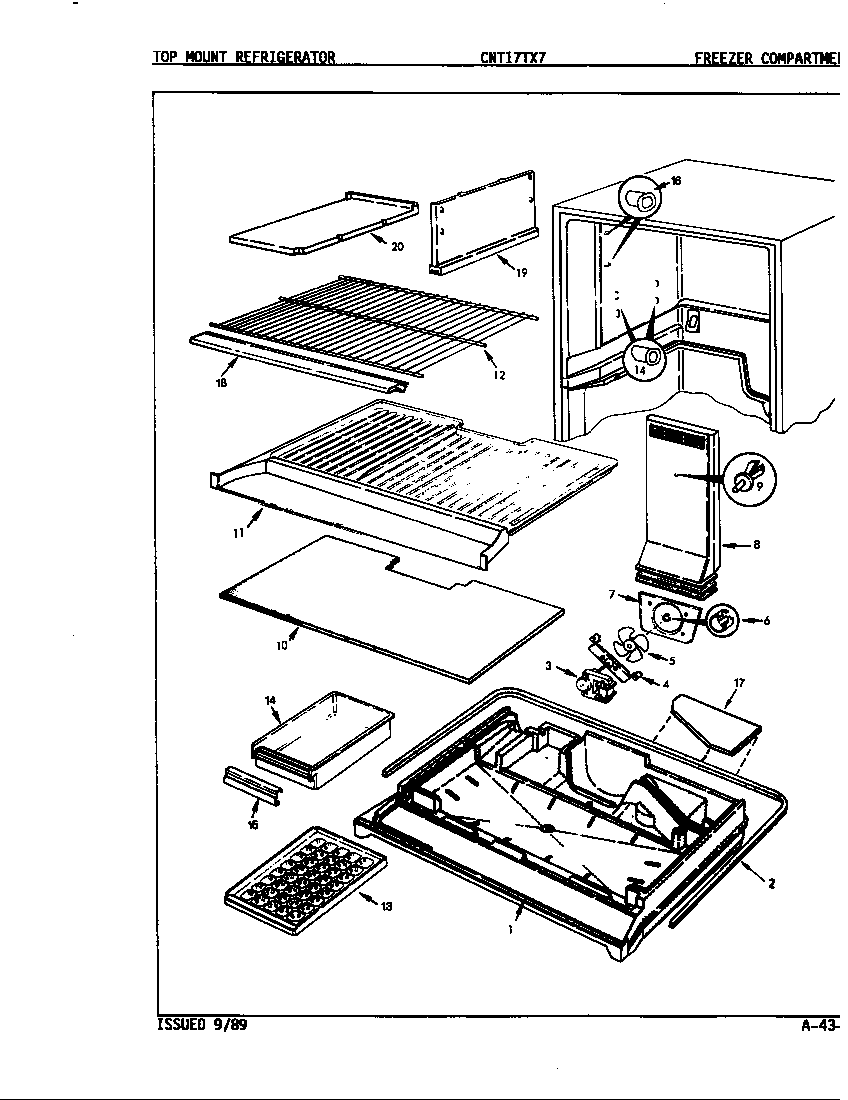 Freezer compartment