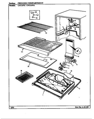 Freezer compartment