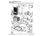 Crosley CNS22V6/AR20A unit compartment & system diagram