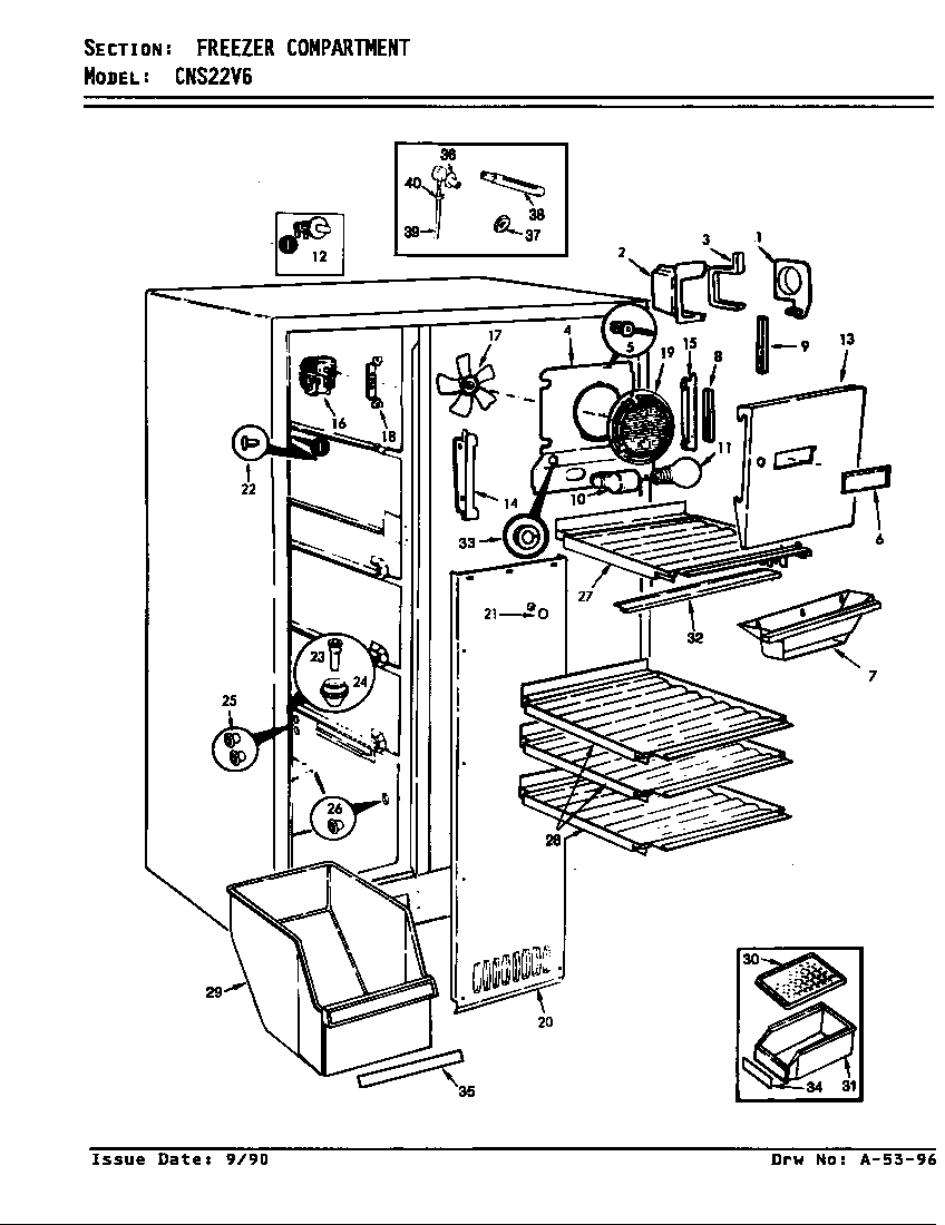 Freezer compartment