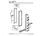 Crosley CNS22V6/AR20A freezer door diagram