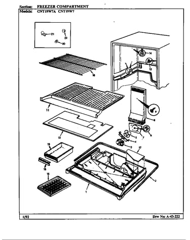 Freezer compartment