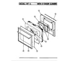 Magic Chef U91FN-3KLX door (lower) diagram