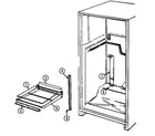 Maytag GT23A93A shelves & accessories diagram