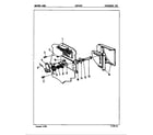 Crosley CDP2406A detergent cup diagram