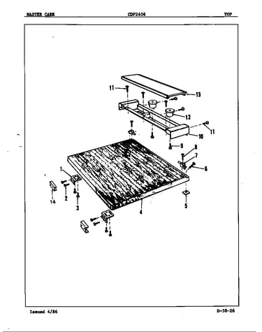 Top assembly