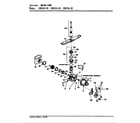 Crosley CDU5CA-20 motor & pump diagram