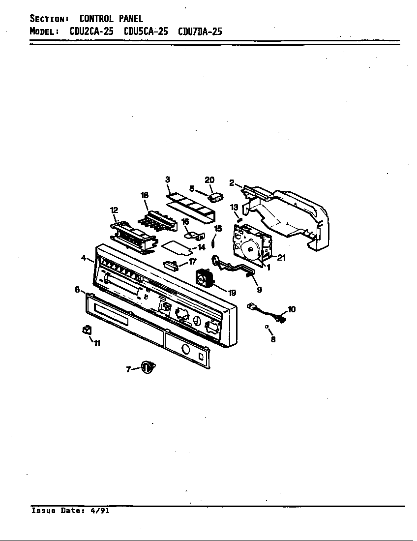 Control panel