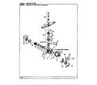 Crosley CDU5CA-35 motor & pump diagram